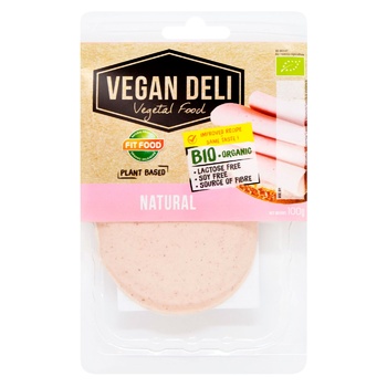 Vegan Deli Natural Sliced Vegetarian Sausage 100g - buy, prices for WINETIME - photo 1