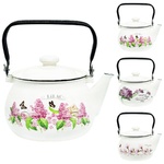 Idilia Magnolia Enameled Teapot 2.5l