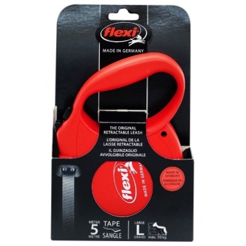 Flexi Standard Grocery Red Leash-roulette L up to 50kg 5m - buy, prices for Auchan - photo 1