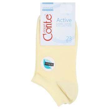 Conte Elegant Active Cream Women's Socks 23s - buy, prices for MegaMarket - photo 1