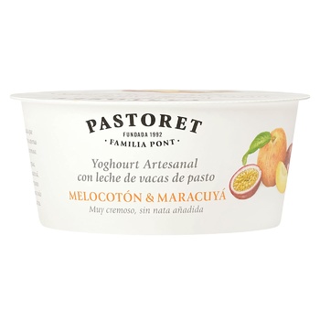 Йогурт Pastoret Артизанський Персик та маракуйя 3,1% 125г - купити, ціни на - фото 1