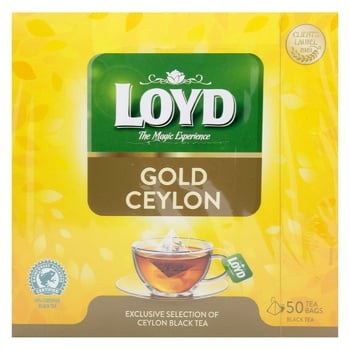 Loyd Gold Ceylon Black Tea 2g*50pcs - buy, prices for METRO - photo 2