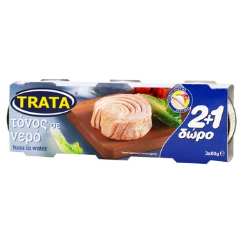 Trata Tuna in Water 3 x 80g - buy, prices for METRO - photo 1