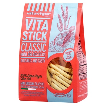 Vitavigor Classical Mini Grissini 150g - buy, prices for Supermarket "Kharkiv" - photo 2