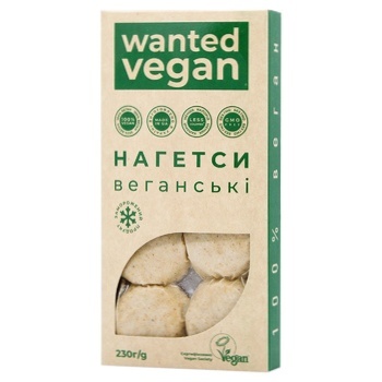 Нагетси Wanted Vegan веганські 230г - купити, ціни на МегаМаркет - фото 1