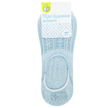 Auchan Soft Women's Blue Footlets - buy, prices for - photo 1