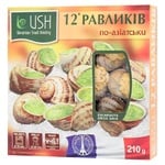 USH Escargot Gros Gris Snails in Asian Sauce 210g