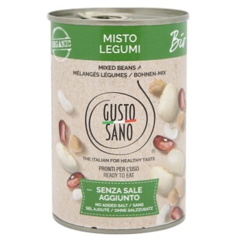 Gusto Sano Organic Mixed Beans 400g - buy, prices for WINETIME - photo 1