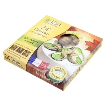 USH Escargot Petit Gris Snails in Asian Sauce 210g - buy, prices for WINETIME - photo 2