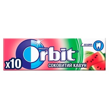 Orbit Watermelon Chewing Gum 14g - buy, prices for Auchan - photo 1