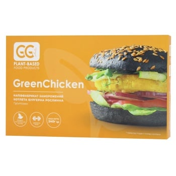 Котлета GreenGo GreenChiken рослинна 240г