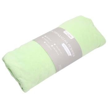 Home Line Light Green Knitted Bed Sheet 160х200cm - buy, prices for MegaMarket - photo 2