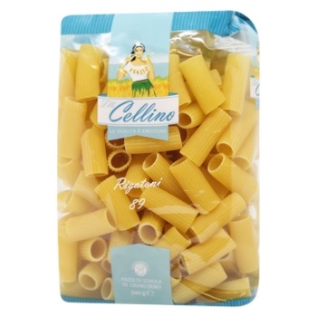 Макаронні вироби Cellino Rigatoni N.89 500г - купити, ціни на WINETIME - фото 1