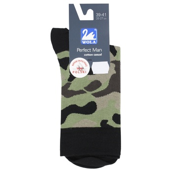 Wola Black Men's Socks 39-41s - buy, prices for MegaMarket - photo 1