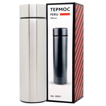 Bergamo Peru Metal Thermos 500ml - buy, prices for MegaMarket - photo 1