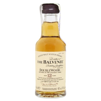 Виски Balvenie Double Wood 12y.o. 40% 0,05л - купить, цены на ULTRAMARKET - фото 2