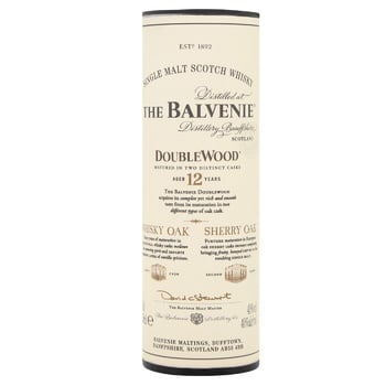 Віскі Balvenie Double Wood 12y.o. 40% 0,05л - купити, ціни на ULTRAMARKET - фото 3