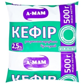 Кефір А-МАМ 2,5% 500г