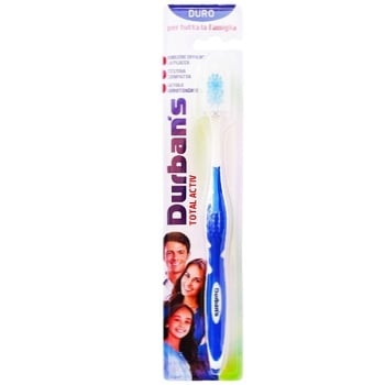 Durban's Total Activ Hard Toothbrush - buy, prices for Auchan - photo 1