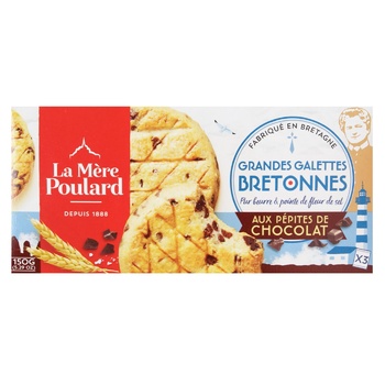 La Mere Poulard Breton Cookies with Chocolate Chips 150g - buy, prices for - photo 2