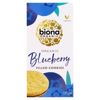 Biona Organic Blueberry Cookies 175g - buy, prices for WINETIME - photo 2