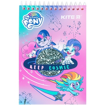 Блокнот Kite My Little Pony на спирали А6 48 листов - купить, цены на Auchan - фото 1