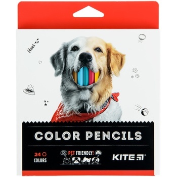 Олівці Kite Dogs кольорові 24шт - купити, ціни на - фото 1