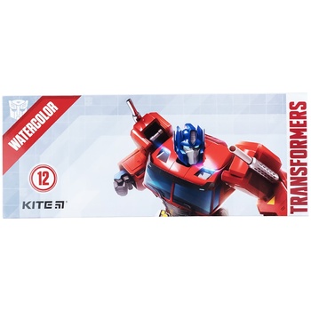 Фарби Kite Transformers акварельні 12 кольорів 12шт - купити, ціни на Auchan - фото 1