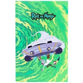 Книга-записная книжка Kite Rick and Morty твердая обложка А6 80 листов - купить, цены на - фото 1