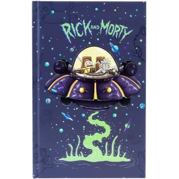 Книга-записная книжка Kite Rick and Morty твердая обложка А6 80 листов - купить, цены на Auchan - фото 1