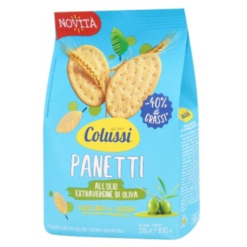 Colussi Crackers with Extra Virgin Olive Oil 250g - buy, prices for WINETIME - photo 2