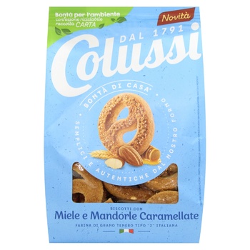 Colussi Cookies with Caramelized Almonds and Honey 300g - buy, prices for WINETIME - photo 2