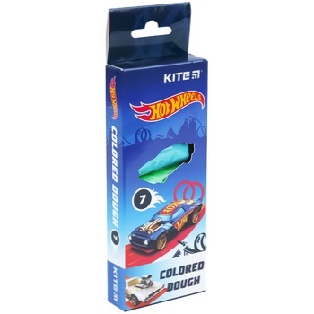 Тісто Kite Hot Wheels кольорове 7шт*20г - купити, ціни на Auchan - фото 1