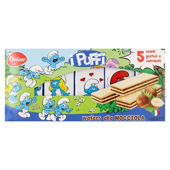 Delser iPuffi Hazelnut Cream Filled Waffles 225g - buy, prices for WINETIME - photo 2