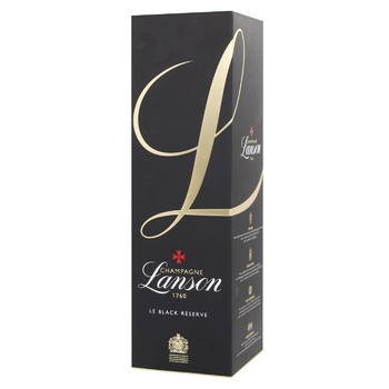 Шампанське Lanson Le Black Reserve біле брют 12,5% 0,75л - купити, ціни на WINETIME - фото 2