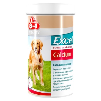 8in1 Excel Calcium Vitamins for Dogs 155 tablets - buy, prices for MasterZoo - photo 1