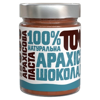 Паста арахісова Tom Кранч з шоколадом 300г - купити, ціни на Восторг - фото 1