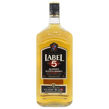 Label 5 Classic Black Whisky 40% 1l - buy, prices for WINETIME - photo 3