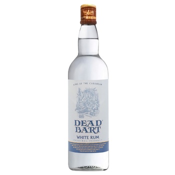 Ром Dead Bart White Caribbean 37,5% 0,7л - купить, цены на WINETIME - фото 1