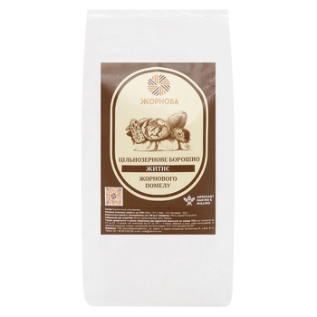 Zhornova Whole Grain Rye Flour 1kg - buy, prices for WINETIME - photo 2