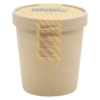 Winetime Salted Caramel Ice Cream 350g - buy, prices for WINETIME - photo 1