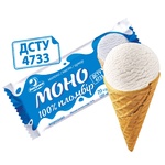 Мороженое Ласунка Моно пломбир рожок 70г