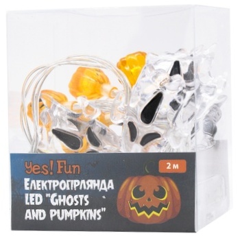 Електрог.Yes!"Ghosts and pumpkins", 11ф., 2м, LED