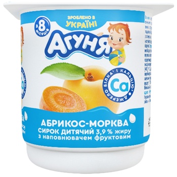 Сирок Агуня Абрикос-морква 3,9% 90г