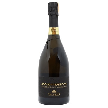 Вино ігристе Dal Bello Asolo Prosecco DOCG Millesimato біле сухе 11% 0,75л - купити, ціни на WINETIME - фото 1