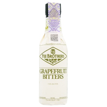 Біттер Fee Brothers Grapefruit 17% 150мл - купити, ціни на МегаМаркет - фото 1