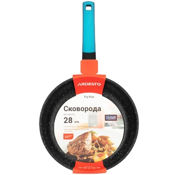 Сковорода Ardesto Gemini синяя 28см - купить, цены на Auchan - фото 1