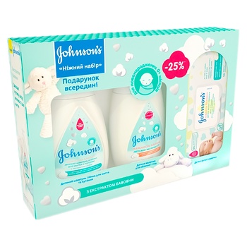 Johnson’s Kids Set Cotton Tenderness - buy, prices for ULTRAMARKET - photo 1