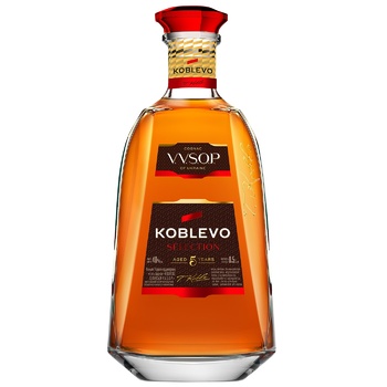 Koblevo Selection Cognac VVSOP 5 Years 40% 0.5l - buy, prices for METRO - photo 1