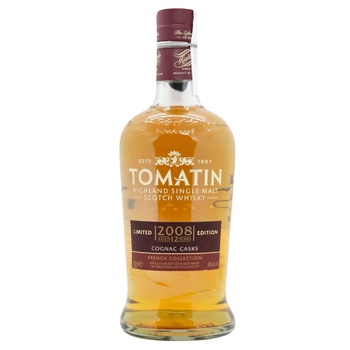 Віскі Tomatin French Collection Cognac 12 років 46% 0,7л - купити, ціни на WINETIME - фото 2